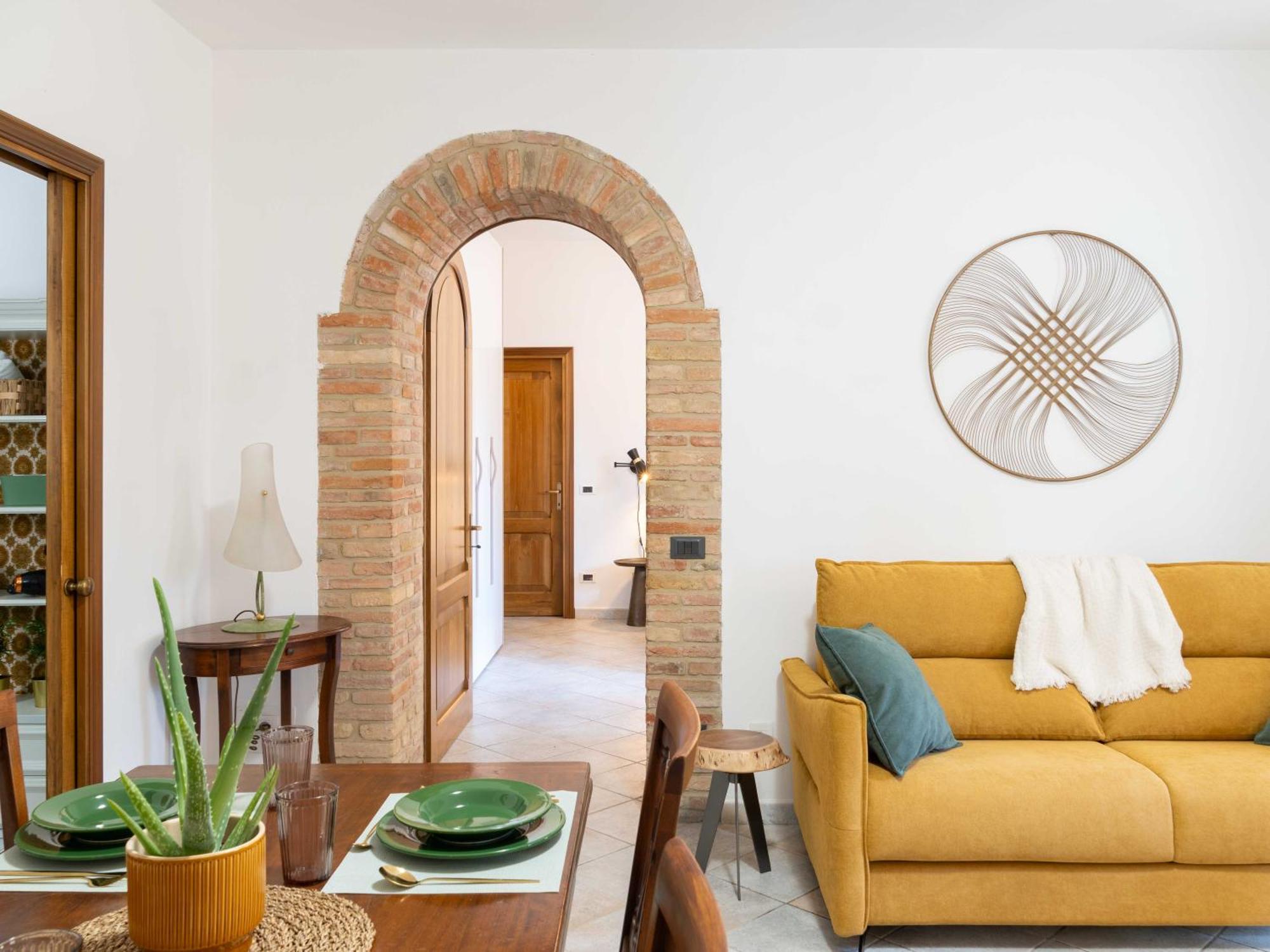 Casa Serena - Appartamento A سان جيمينيانو المظهر الخارجي الصورة
