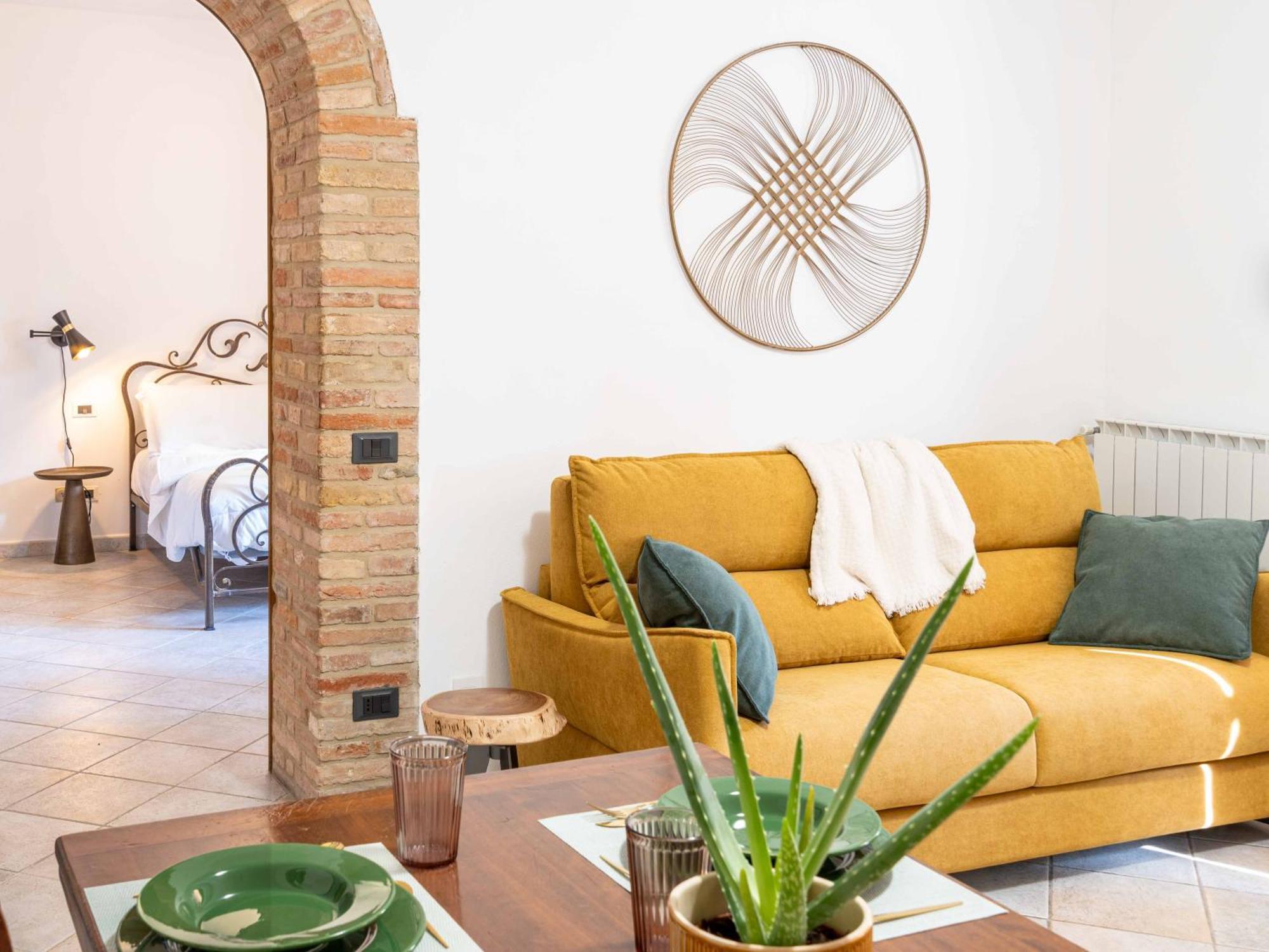 Casa Serena - Appartamento A سان جيمينيانو المظهر الخارجي الصورة