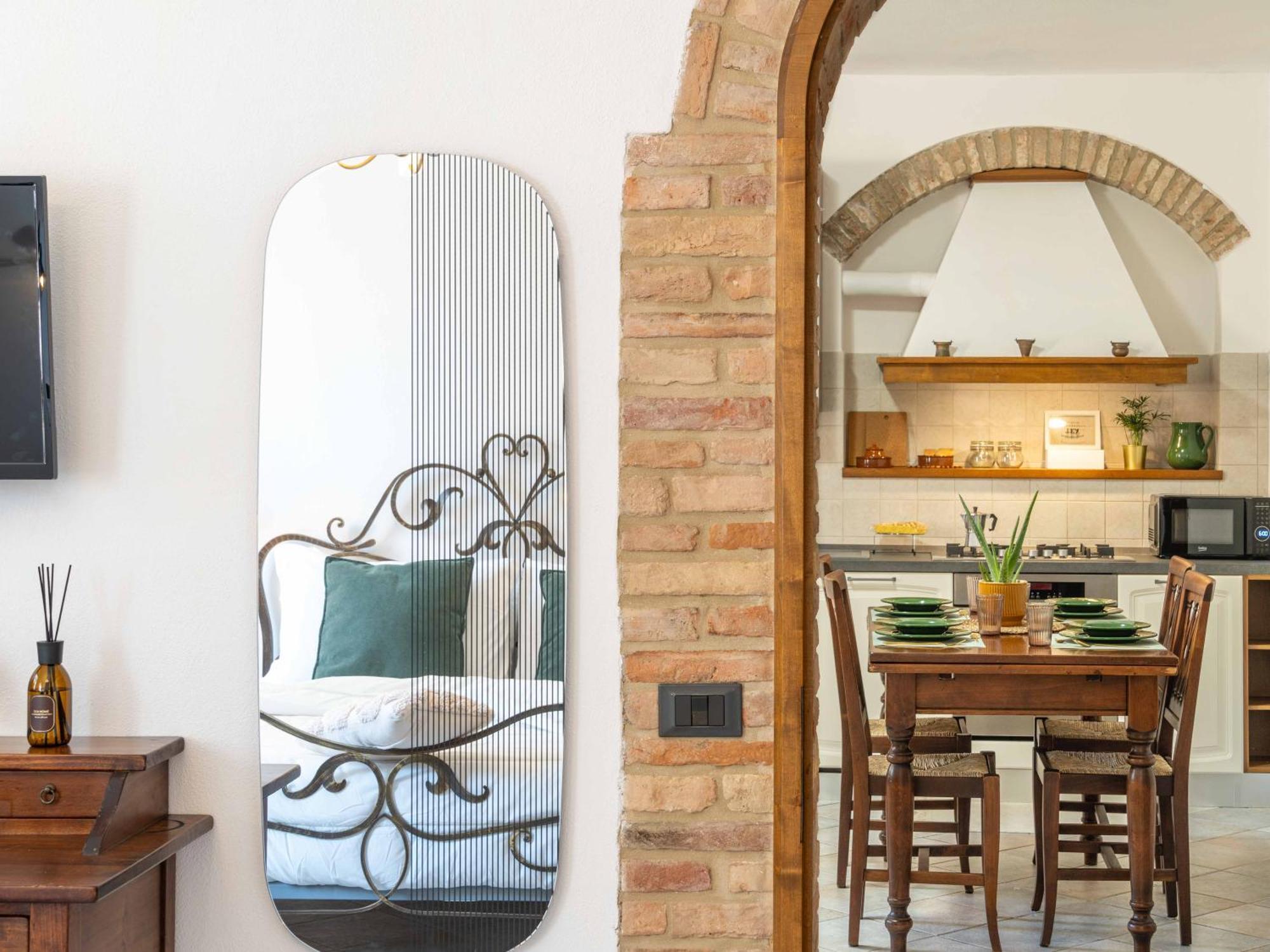 Casa Serena - Appartamento A سان جيمينيانو المظهر الخارجي الصورة