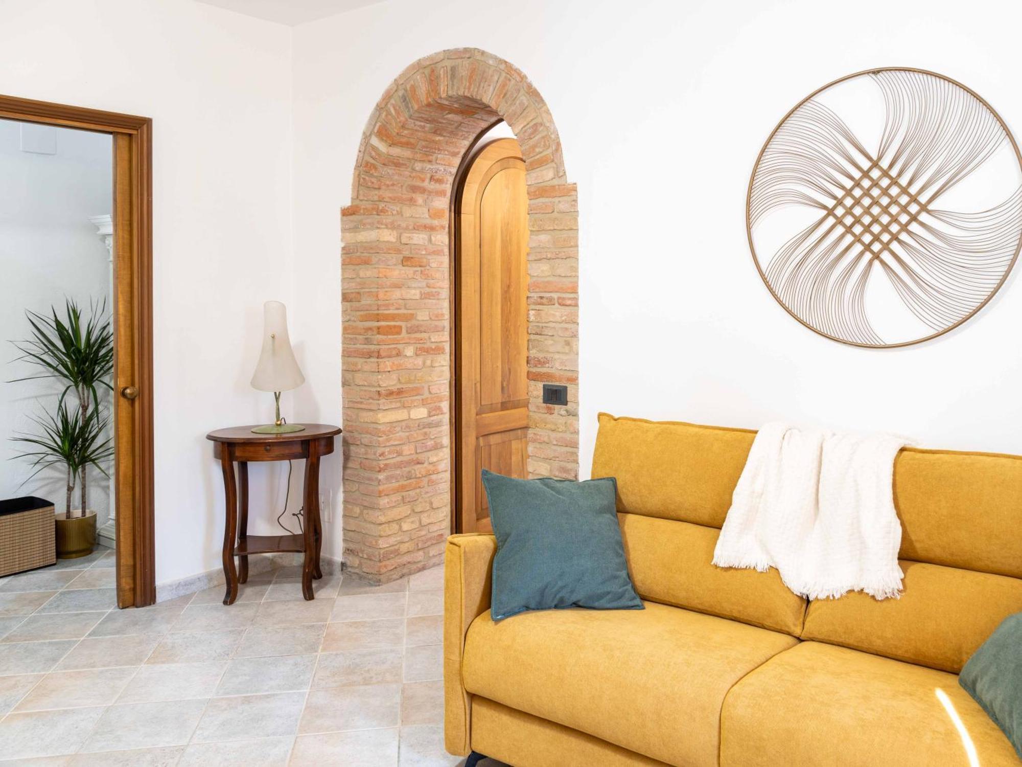 Casa Serena - Appartamento A سان جيمينيانو المظهر الخارجي الصورة