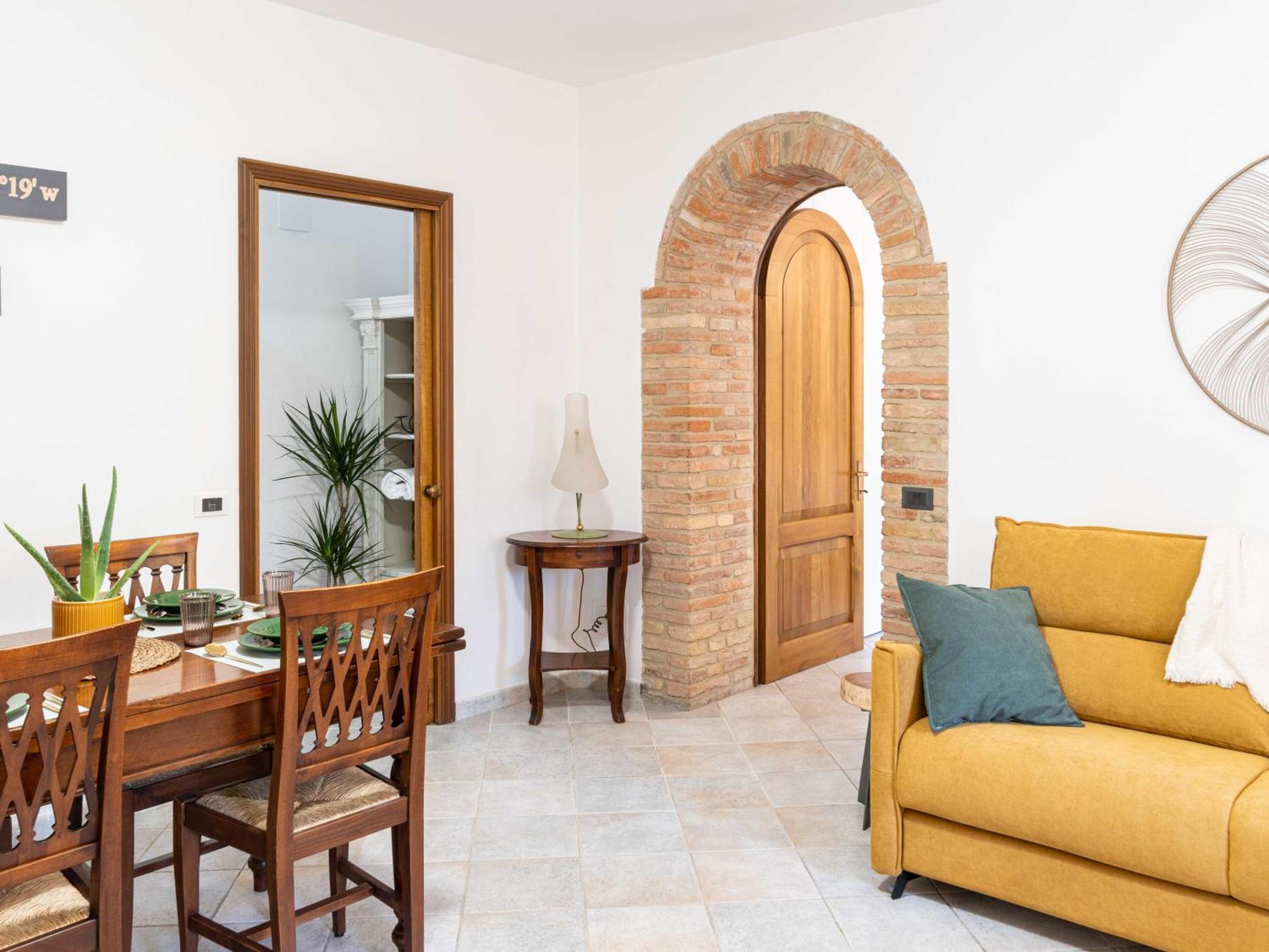 Casa Serena - Appartamento A سان جيمينيانو المظهر الخارجي الصورة